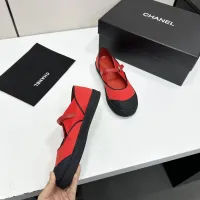 $92.00 USD Chanel Flat Shoes For Women #1454063