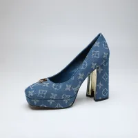 $118.00 USD Louis Vuitton High-Heeled Shoes For Women #1454401