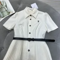 $80.00 USD Christian Dior Dresses Short Sleeved For Women #1454415