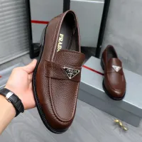 $88.00 USD Prada Leather Shoes For Men #1454617
