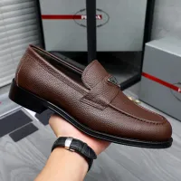$88.00 USD Prada Leather Shoes For Men #1454617