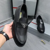 $88.00 USD Prada Leather Shoes For Men #1454620