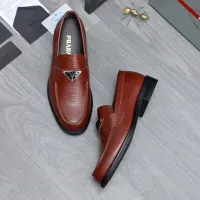 $88.00 USD Prada Leather Shoes For Men #1454621