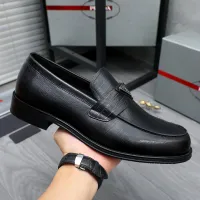 $88.00 USD Prada Leather Shoes For Men #1454622