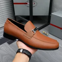 $96.00 USD Prada Leather Shoes For Men #1454709