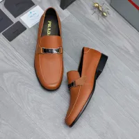 $96.00 USD Prada Leather Shoes For Men #1454709