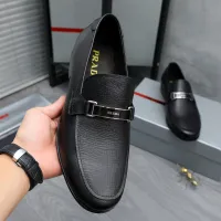 $96.00 USD Prada Leather Shoes For Men #1454710