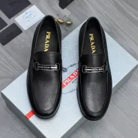 $96.00 USD Prada Leather Shoes For Men #1454712