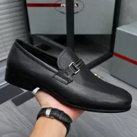 $96.00 USD Prada Leather Shoes For Men #1454712
