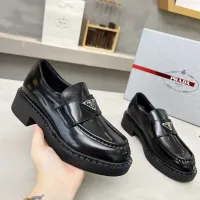 $98.00 USD Prada Leather Shoes For Men #1455234