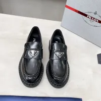 $98.00 USD Prada Leather Shoes For Men #1455234