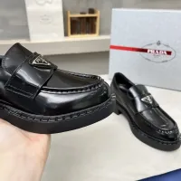 $98.00 USD Prada Leather Shoes For Men #1455234