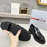 $98.00 USD Prada Leather Shoes For Men #1455234