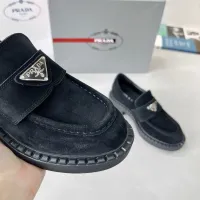 $98.00 USD Prada Leather Shoes For Women #1455237