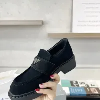 $98.00 USD Prada Leather Shoes For Women #1455237