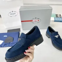 $98.00 USD Prada Leather Shoes For Women #1455239