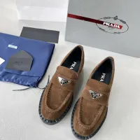 $98.00 USD Prada Leather Shoes For Women #1455241