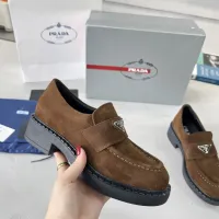 $98.00 USD Prada Leather Shoes For Women #1455241