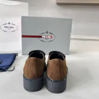$98.00 USD Prada Leather Shoes For Women #1455241