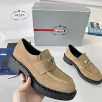 $98.00 USD Prada Leather Shoes For Women #1455243