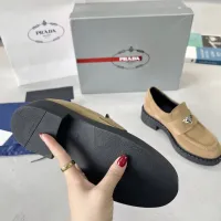 $98.00 USD Prada Leather Shoes For Women #1455243