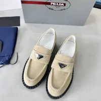 $98.00 USD Prada Leather Shoes For Women #1455245