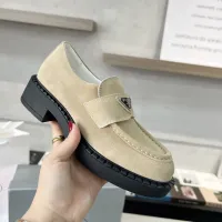 $98.00 USD Prada Leather Shoes For Women #1455245