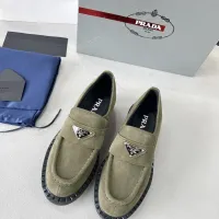 $98.00 USD Prada Leather Shoes For Women #1455247