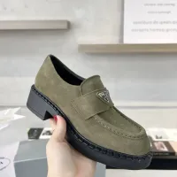 $98.00 USD Prada Leather Shoes For Women #1455247
