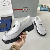 $98.00 USD Prada Leather Shoes For Women #1455249