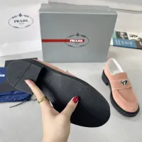 $98.00 USD Prada Leather Shoes For Women #1455250
