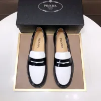 $92.00 USD Prada Leather Shoes For Men #1455285