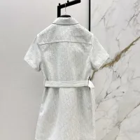$85.00 USD Christian Dior Dresses Short Sleeved For Women #1458107