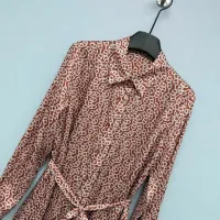 $192.00 USD Hermes Dresses Short Sleeved For Women #1458123