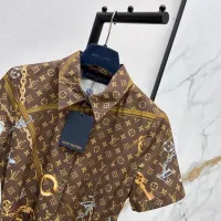 $76.00 USD Louis Vuitton LV Dresses Short Sleeved For Women #1458136