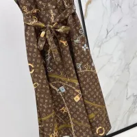 $76.00 USD Louis Vuitton LV Dresses Short Sleeved For Women #1458136