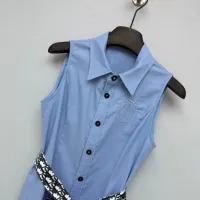 $125.00 USD Christian Dior Dresses Sleeveless For Women #1458139
