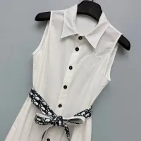 $125.00 USD Christian Dior Dresses Sleeveless For Women #1458141
