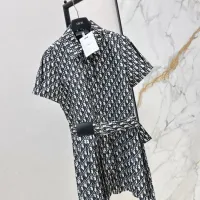 $80.00 USD Christian Dior Dresses Short Sleeved For Women #1458146