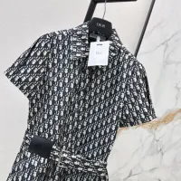 $80.00 USD Christian Dior Dresses Short Sleeved For Women #1458146