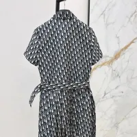 $80.00 USD Christian Dior Dresses Short Sleeved For Women #1458146