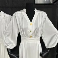 $88.00 USD Louis Vuitton LV Dresses Middle Sleeved For Women #1458163
