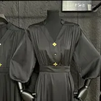 $88.00 USD Louis Vuitton LV Dresses Middle Sleeved For Women #1458164