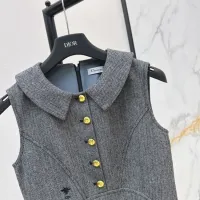 $76.00 USD Christian Dior Dresses Sleeveless For Women #1458453