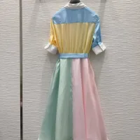 $135.00 USD Christian Dior Dresses Middle Sleeved For Women #1458564