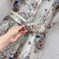$140.00 USD Christian Dior Dresses Short Sleeved For Women #1458599