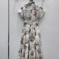 $140.00 USD Christian Dior Dresses Short Sleeved For Women #1458599