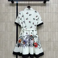 $132.00 USD Christian Dior Dresses Short Sleeved For Women #1458600