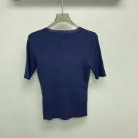$80.00 USD Hermes T-Shirts Short Sleeved For Women #1458694