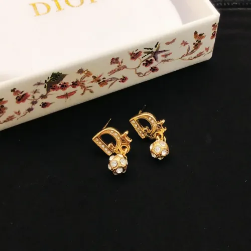 Replica Christian Dior Earrings For Women #1459343 $25.00 USD for Wholesale